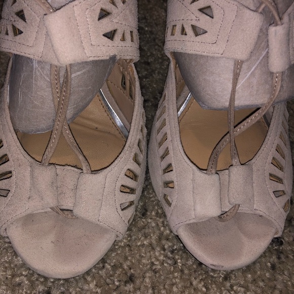 Antonio Melani Cage Heels w Laces 6.5 - Picture 6 of 8